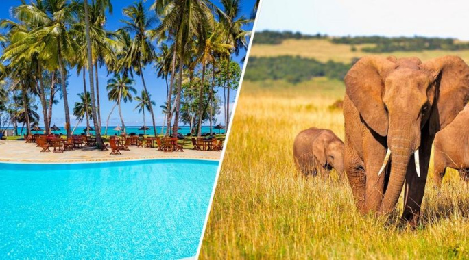 Hôtel Diani Sea Lodge 4* + Safari 1 nuit, Combiné Kenya par Ôvoyages Hôtel Diani Sea Lodge 4* + Safari 1 nuit, Combiné Kenya par Ôvoyages