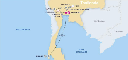 Circuit Trésors authentiques du Siam 4* & Séjour au Ôclub Select Barcelo Coconut Island 5*, Combiné Thaïlande, Bangkok par Ôvoyages Circuit Trésors authentiques du Siam 4* & Séjour au Ôclub Select Barcelo Coconut Island 5*, Combiné Thaïlande, Bangkok par Ôvoyages