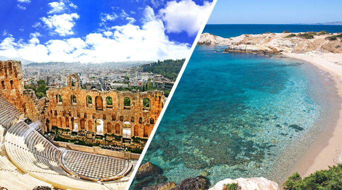 Combiné Athènes & île de Naxos 2* ou 3*, Combiné Grèce & ses îles, Cyclades, Naxos par Ôvoyages Combiné Athènes & île de Naxos 2* ou 3*, Combiné Grèce & ses îles, Cyclades, Naxos par Ôvoyages